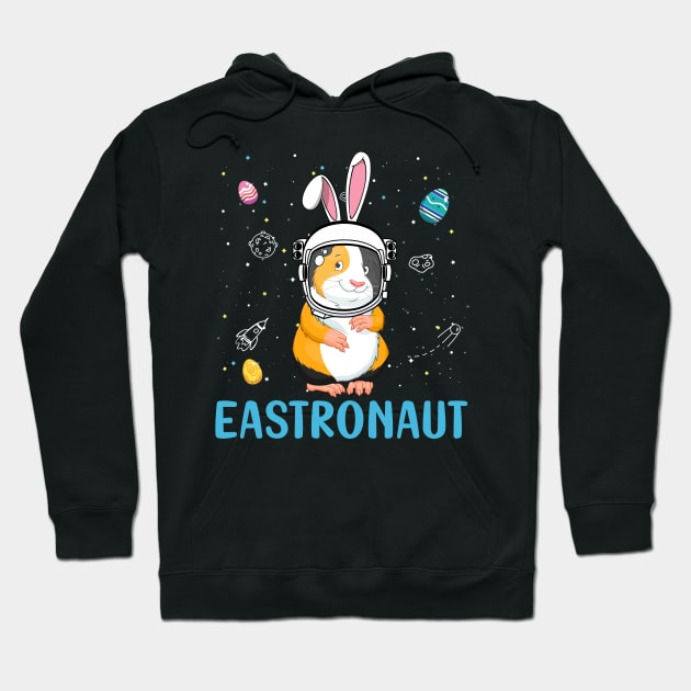 Eastronaut Guinea Pig Astronaut Easter Day Hoodie by cruztdk5